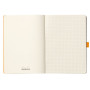 Rhodiarama Goalbook souple SAPHIR A5 240 pages petits carreaux 5x5 papier ivoire