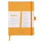 * Rhodiarama Meeting ORANGE A5+ 160 pages microperforé papier blanc 90 g, avec é