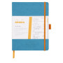 * Rhodiarama Meeting TURQUOISE A5+ 160 pages microperforé papier blanc 90 g, ave