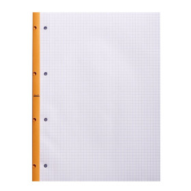 Rhodia Side bloc agrafé côté A4+ 22,3x29,7 cm 80 feuillets petits carreaux 5x5 m