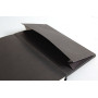 Carnet rigide BLACK 9x14 cm 192 pages uni papier ivoire 90 g, fermeture élastiqu
