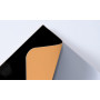 Rhodia Unlimited O&B 9x14 cm 120 pages ligné avec cadre microperforé avec élasti