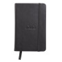Carnet rigide BLACK 9x14 cm 192 pages dot papier ivoire 90 g, fermeture élastiqu