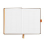 Rhodiarama Goalbook rembordé rigide TAUPE A5 240 pages dot papier blanc 90 g