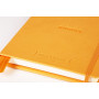 Rhodiarama Goalbook rembordé rigide ORANGE A5 240 pages dot papier blanc 90 g