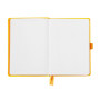 Rhodiarama Goalbook rembordé rigide JONQUILLE A5 240 pages dot papier blanc 90 g