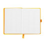 Rhodiarama Goalbook rembordé rigide JONQUILLE A5 240 pages dot papier blanc 90 g