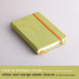 * Rhodiarama carnet rembordé rigide 9x14 cm ANIS 192 pages ligné papier ivoire 9