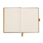 Rhodiarama Goalbook rembordé rigide TAUPE A5 240 pages dot papier ivoire 90 g