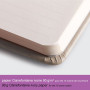 Rhodiarama carnet rembordé rigide A5 LILAS 192 pages ligné papier ivoire 90 g, f