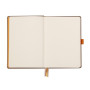 Rhodiarama Goalbook rembordé rigide TAUPE A5 240 pages dot papier ivoire 90 g