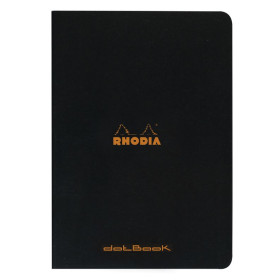 Cahier piqué BLACK Rhodia Classic 21x29,7 cm 96 pages dot non détachables 80 g