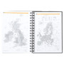 Rhodia Business notebook rembordé rigide reliure intégrale A5 ligné 160 pages 90