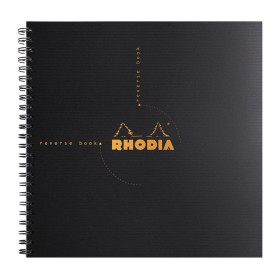 * Reversebook Rhodiactive 90 g, reliure intégrale 21x21 cm 160 pages petits carr