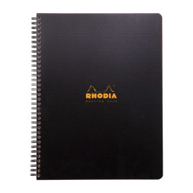 Meetingbook Rhodiactive 90 g, reliure intégrale A4+ 160 pages microperforé non p