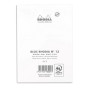 Bloc agrafé Rhodia WHITE N°13 10,5x14,8 cm 80 feuillets petits carreaux 5x5 80 g