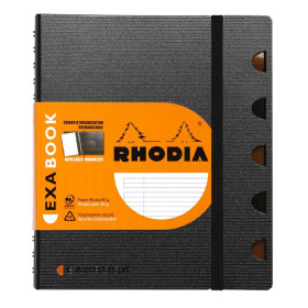 Exabook Rhodiactive rechargeable reliure intégrale A5+ 160 pages ligné avec marg