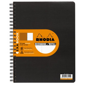 Cahier recharge Exabook Rhodiactive reliure intégrale A4+ 160 pages ligné avec m