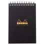 Notepad Rhodiactive 90 g, reliure intégrale A6 10,5x14,8 cm 160 pages petits car