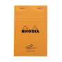 Bloc agrafé Rhodia ORANGE message N°140 11x17 cm 80 feuillets 80 g
