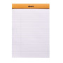 * Bloc agrafé Rhodia ORANGE Giant Pad N°15 14,8x21 cm 150f ligné 80 g