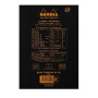 Bloc agrafé Rhodia BLACK N°16 14,8x21 cm 80 feuillets uni 80 g