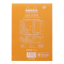 dotPad bloc agrafé Rhodia ORANGE N°16 14,8x21 cm dot 80 feuillets 80 g