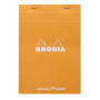 dotPad bloc agrafé Rhodia ORANGE N°16 14,8x21 cm dot 80 feuillets 80 g