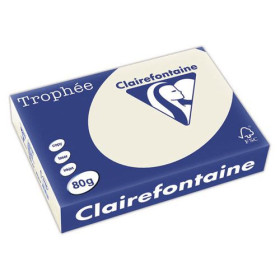 R/500f clairfontaine trophee 80g a4 gris perle 1788