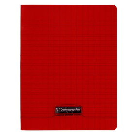 8000 POLYPRO, ECRITURE Cahier piqué rouge 17x22cm 32p DL3mmIV 90g