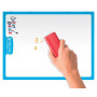 * 8000 POLYPRO, CAHIER MAGIQUE couverture ardoise double face effaçable piqué bl