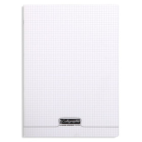 8000 POLYPRO, Cahier piqué incolore 24x32cm 48p Q.5X5 90g