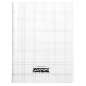 8000 POLYPRO, Cahier piqué  incolore 17x22cm 192p Q.5x5 90g