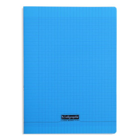 8000 POLYPRO, Cahier piqué  bleu 21x29,7cm 192p séyès 90g