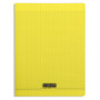 8000 POLYPRO, Cahier piqué  jaune 21x29,7cm 192p séyès 90g