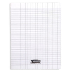 8000 POLYPRO, Cahier piqué  incolore 24x32cm 192p séyès 90g