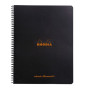 Notebook Rhodia Classic reliure intégrale BLACK 22,5x29,7 cm 160 pages dot détac
