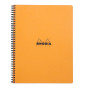 Notebook Rhodia Classic reliure intégrale ORANGE & BLACK 22,5x29,7 cm 160 pages