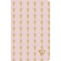 * Neo Deco Collection PrintempsÉté carnet piqûre textile 11x17cm 96p ligné 6 mot