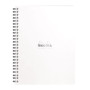 Notebook Rhodia Classic reliure intégrale WHITE 16x21 cm 160 pages petits carrea