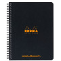 Notebook Rhodia Classic reliure intégrale BLACK 16x21 cm 160 pages dot détachabl