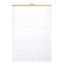 * Meeting Pad  bloc agrafé Rhodia WHITE N°19 A4+ 80 feuillets préimprimés détach