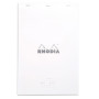 * Meeting Pad  bloc agrafé Rhodia WHITE N°19 A4+ 80 feuillets préimprimés détach