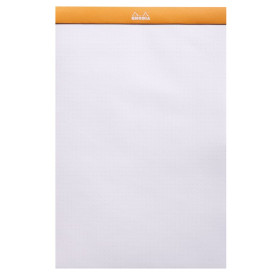 dotPad  bloc agrafé Rhodia ORANGE N°19 21x31,8 cm dot 80 feuillets 80 g