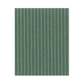 * CARTON ONDULÉ, Paquet de 10 feuilles moyenne cannelure, 50x70cm, 300g, Vert bo