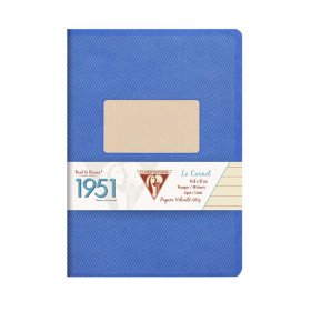 1951 carnet piqué Bleu 14,8x21cm 96p ligné