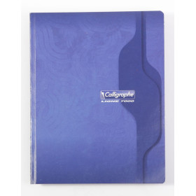 7000, Cahier brochure souple dos toilé 17x22 192p Q.5x5 70g