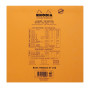 * Bloc agrafé Rhodia ORANGE LE CARRÉ N°210 21x21 cm 80 feuillets petits carreaux