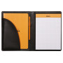Rhodiarama livret porte-bloc N°16 NOIR pour bloc ou carnet format A5