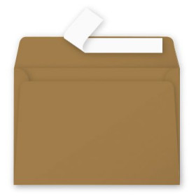 Paquet de 20 enveloppes Pollen C6 114x162, kraft